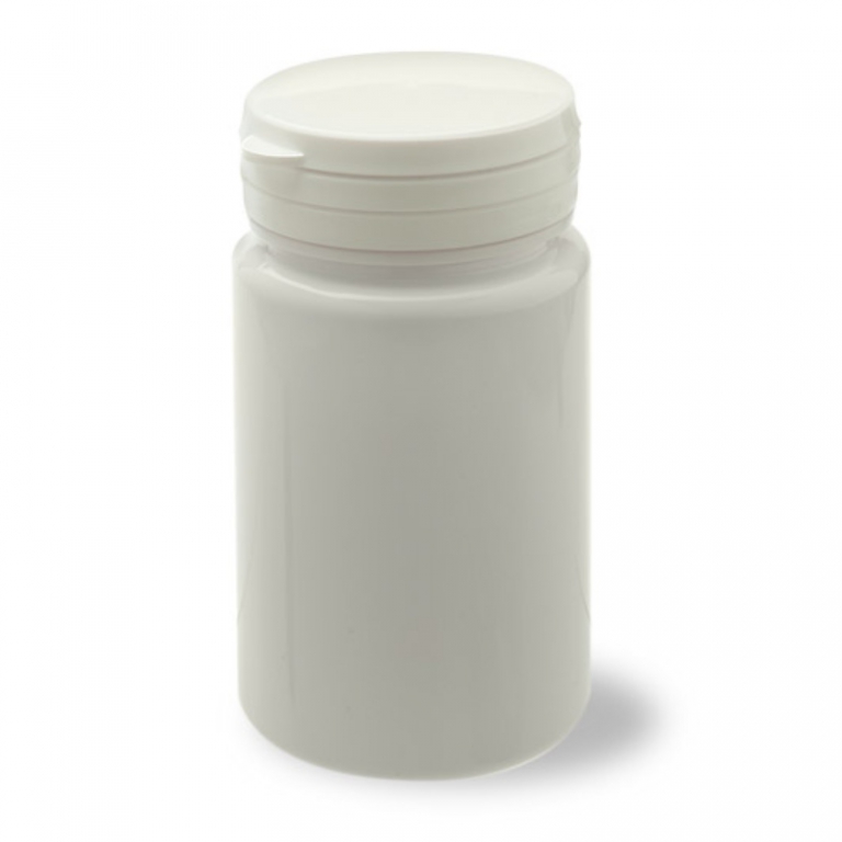 Tablet in PET  bianco capsula pressione sigillo